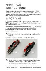 avery dennison adtp1 instructions